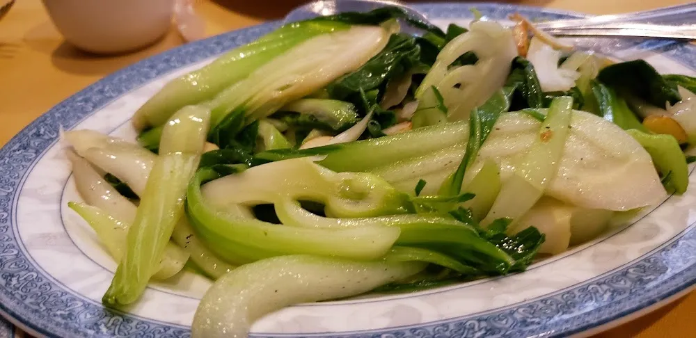 Bok Choy w Shiitake Mushrooms