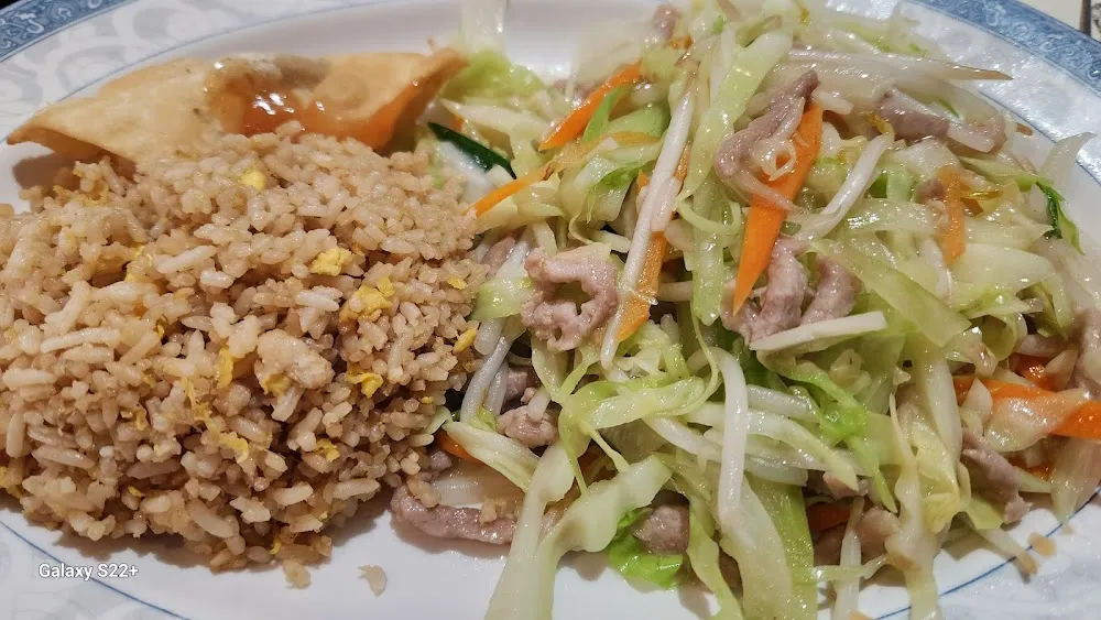 Pork Chop Suey Lunch